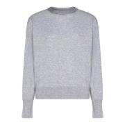 Luxe Truien voor Mannen en Vrouwen Brunello Cucinelli , Gray , Dames