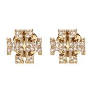 Kira Pave Stud Oorbel Tory Burch , Multicolor , Dames