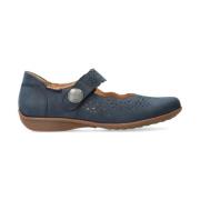 Ergonomische Ballerina - Blauw Mephisto , Blue , Dames