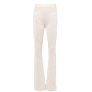 Stijlvolle Broek voor Trendy Look Palm Angels , Beige , Dames