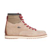 Stijlvolle Sneakers voor Mannen Lacoste , Beige , Heren