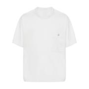 Grijze Katoenen Jersey Crew Neck T-shirt Ten C , Gray , Heren