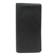 Pre-owned Canvas wallets Louis Vuitton Vintage , Black , Dames