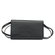 Pre-owned Leather shoulder-bags Balenciaga Vintage , Black , Dames