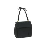 Pre-owned Satin handbags Prada Vintage , Black , Dames