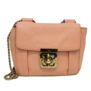 Pre-owned Leather shoulder-bags Chloé Pre-owned , Pink , Dames