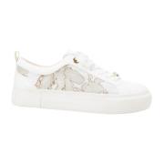 Geo Safari Leren Sneakers Alviero Martini 1a Classe , White , Dames