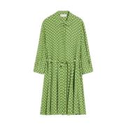 Gerimpelde Jurk Iblues , Green , Dames