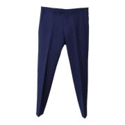 Pre-owned Wool bottoms Gucci Vintage , Blue , Dames
