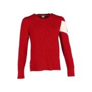 Pre-owned Wool tops Moncler Pre-owned , Red , Heren
