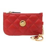 Pre-owned Leather wallets Versace Pre-owned , Red , Dames