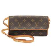 Pre-owned Canvas shoulder-bags Louis Vuitton Vintage , Brown , Dames