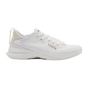 Witte Mesh Runner Lichtgewicht Sneakers Lanvin , White , Heren