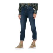 Slim Fit D-joy Blauwe Jeans Diesel , Blue , Dames