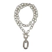 Link Hanger Ketting Paco Rabanne , Gray , Dames