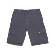 Donkerblauwe Bermuda Cargo Broek Lyle & Scott , Blue , Heren