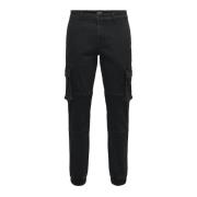 Cargo-Style Herenjeans Only & Sons , Black , Heren
