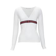 Pre-owned Fabric tops Gucci Vintage , White , Dames