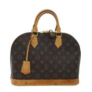 Pre-owned Canvas louis-vuitton-bags Louis Vuitton Vintage , Brown , Da...