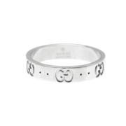 Pre-owned White Gold rings Gucci Vintage , Gray , Dames