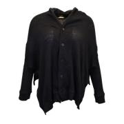 Pre-owned Cotton outerwear Yohji Yamamoto Pre-owned , Black , Dames