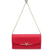 Pre-owned Leather shoulder-bags Salvatore Ferragamo Pre-owned , Red , ...