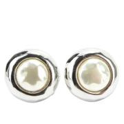 Pre-owned Metal earrings Givenchy Pre-owned , Gray , Dames