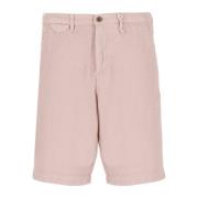 Roze Bermuda Shorts met Riemlussen Myths , Pink , Heren