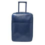 Pre-owned Fabric travel-bags Louis Vuitton Vintage , Blue , Dames