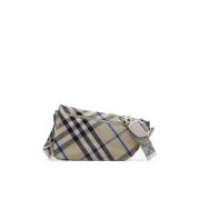 Grijze Schoudertas met Ruiterontwerp Burberry , Multicolor , Dames