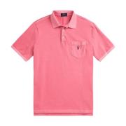 Klassiek Poloshirt Ralph Lauren , Red , Heren