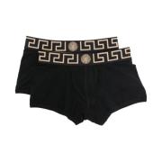 Luxe Ondergoed met Medusa Head Motif Versace , Black , Heren