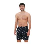 Geborduurde zwemshorts in blauw Scotch & Soda , Multicolor , Heren