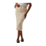 Zandkleurige Pencil Skirt Selected Femme , Beige , Dames