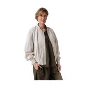 Kalksteen Bomberjack Closed , Gray , Dames