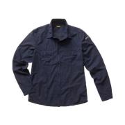 Blauw Casual Katoenen Overhemd Mannen Blauer , Blue , Heren