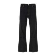 Zwarte denim jeans A.p.c. , Black , Heren