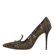 Pre-owned Lace heels Manolo Blahnik Pre-owned , Multicolor , Dames