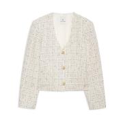 Tweed Jas - Room En Zwart Anine Bing , White , Dames