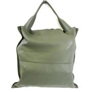 Pre-owned Leather totes Jil Sander Pre-owned , Green , Dames