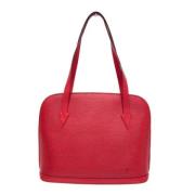 Pre-owned Leather louis-vuitton-bags Louis Vuitton Vintage , Red , Dam...