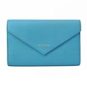 Pre-owned Leather wallets Balenciaga Vintage , Blue , Dames