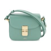 Grace Mini Tas met Metalen Sluiting A.p.c. , Green , Dames