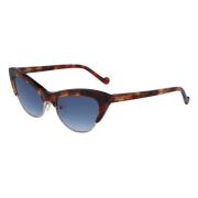 Blauwe Havana Zonnebril Lj721S-215 Liu Jo , Brown , Dames