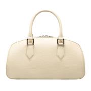 Pre-owned Leather louis-vuitton-bags Louis Vuitton Vintage , White , D...