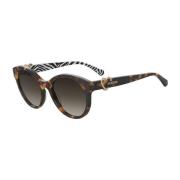 Stijlvolle zonnebril met getinte lenzen Moschino , Brown , Dames