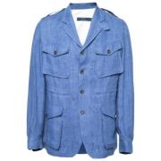 Pre-owned Cotton outerwear Ralph Lauren Pre-owned , Blue , Dames
