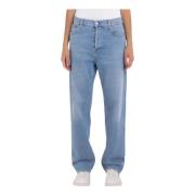 Jaylie Wide Leg Jeans Blauw Replay , Blue , Dames