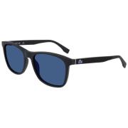 Zwart Mat Zonnebril L860Se-001 Lacoste , Black , Unisex