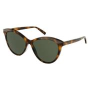 Groene Havana Zonnebril SL 456-002 Saint Laurent , Brown , Dames